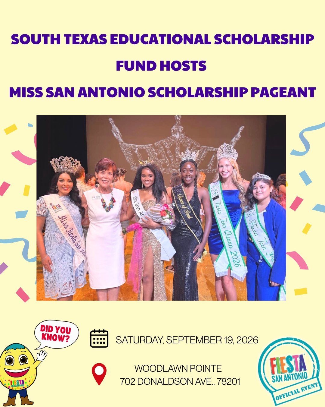 SCHEDULE Fiesta San Antonio