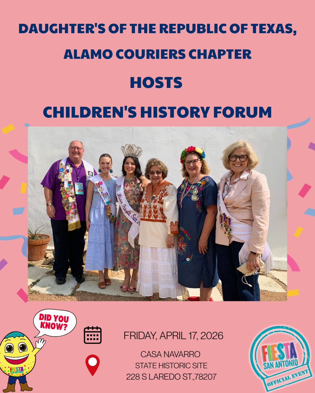 SCHEDULE Fiesta San Antonio